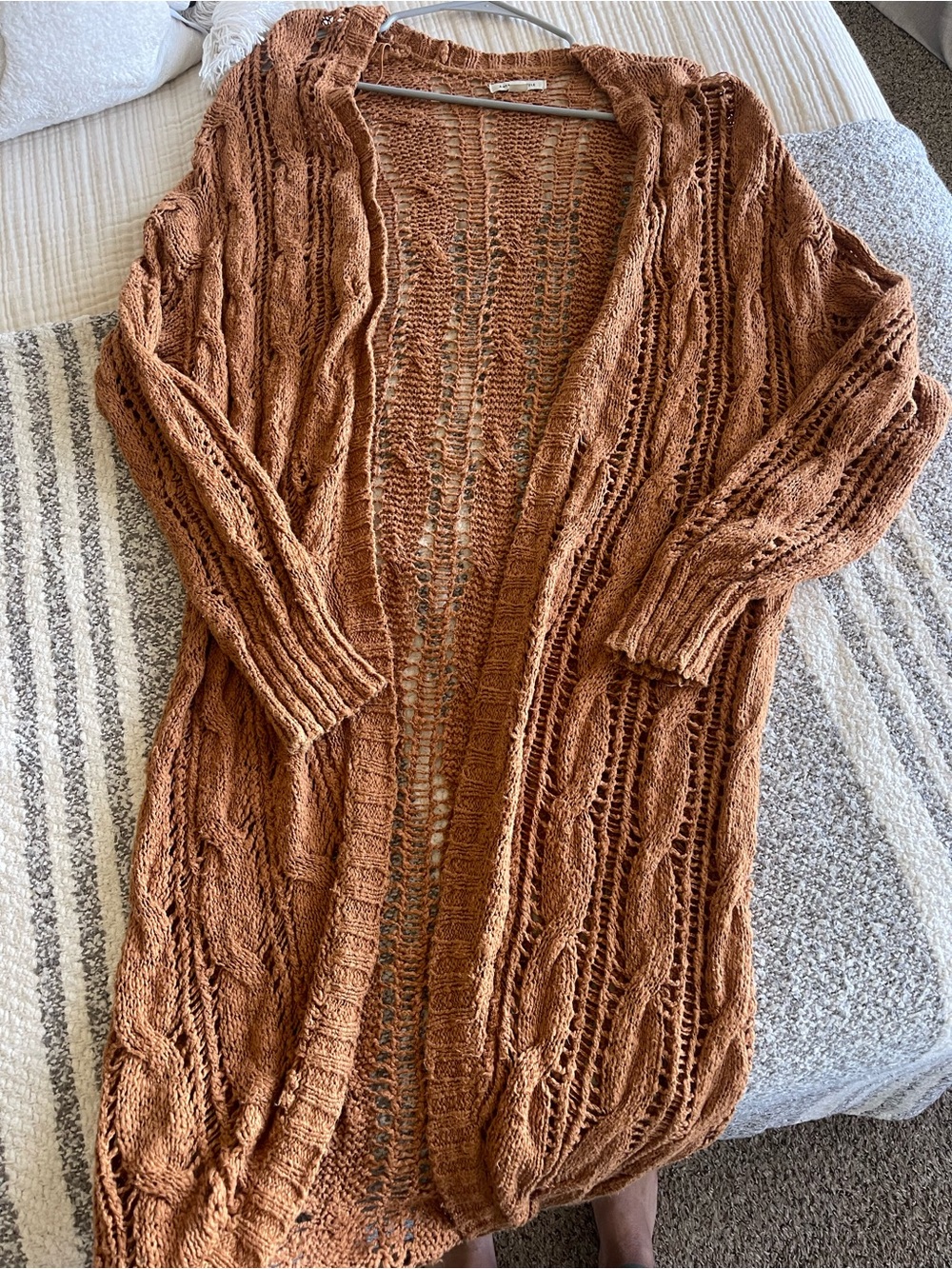 American Eagle Open Knit Boho Cardigan
